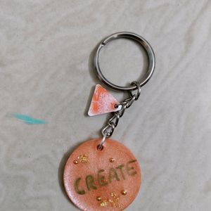 Resin keychain