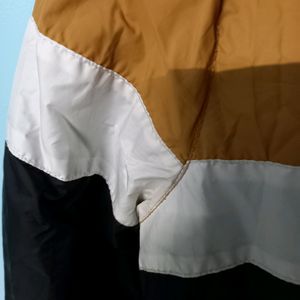 Women Colorblock Bomber Jacket