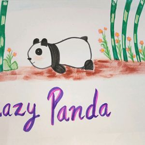 Lazy Panda Poster