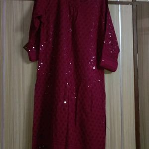 Beautiful Sequence Kurta