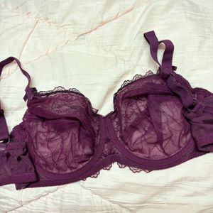 New Never Used Enamor Bra-Purple