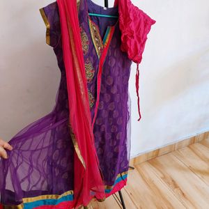 Partywear Embroidered Suit