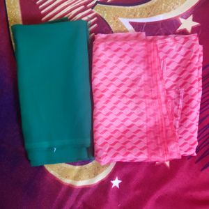 2 Pieces Of Blouse Material 1 MTR