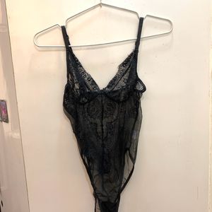 Bodysuit Black Net