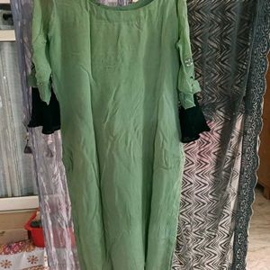 Green Kurta Set