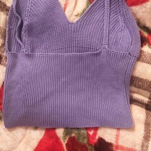 Lavender Crop Top