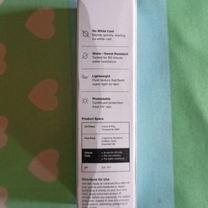 Minimalist Light Fluid Sunscreen SPF 50