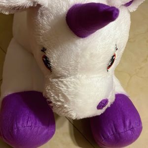 White Unicorn Soft Toy