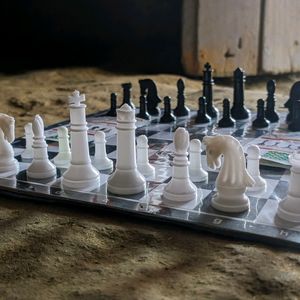 0Brand New Chess With All Things And Manual Under