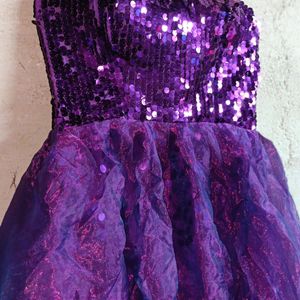 Celebrity Sequin Party Dress Mini Purple 💜