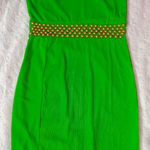 Green Fishcut Dress