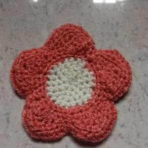 Crochet Flower Coaster