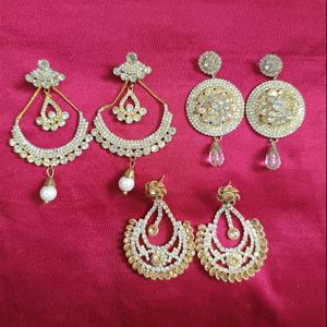 6 Pairs Of Earrings