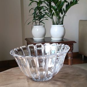 Studio Nova Crystal Glass Heavy Hostess Bowl