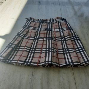 Hight Waist Plaid Skirt