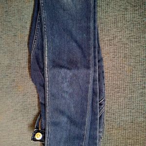 Navy Blue Faded Slimfit Jeans