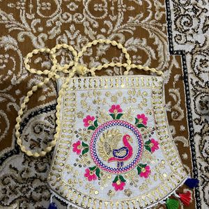 Embroidery Sling Bag