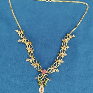 Brass Gold Plated Jewellery Set