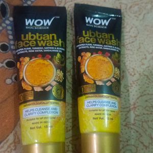 Wow Ubtan Face Wash 15 Ml Pack Of 2