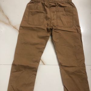 Wood coloured joggers of dj & c (original)