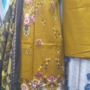 Diwali Drop Karachi Cotton Printed Suit Unstitch