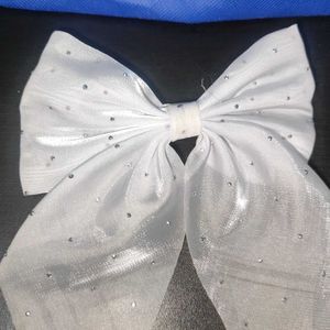 A Hair Bow White Colour