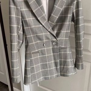 H&M PLAID BLAZER- XS SIZE