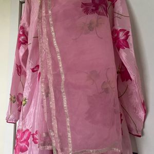 !! Never Used !! Floral Anarkali Kurta Set