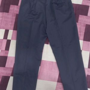 Dark Blue Formal Cotton Pant