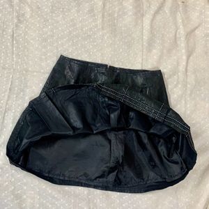 Trendy Comfortable Leather Skirt