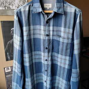 Pepe Jeans Blue Checked Shirt