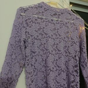 Lavender Top Of Ajio