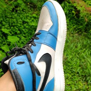 Nike First Copy Shoes Blue and Black Colour