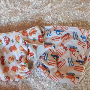 Baby Cloth Diaper With Pair Of Inner Insert