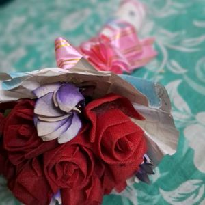 Organza Red Rose