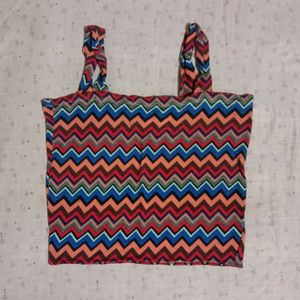 Multicolour Crop Top