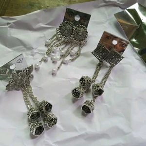 New Oxidised Earrings 3combo Set