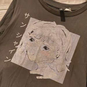 H&M Anime T Shirt