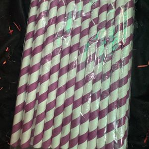 150 Pcs Paper Straw (Disposable) - Large Size