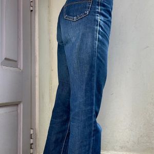 Blue Straight Leg Jeans