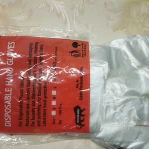 Transparent Gloves 25 Pairs Total 50 Peice