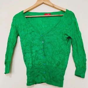 Green Cardigan By EDC