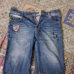 Half Denim Pant For Boys