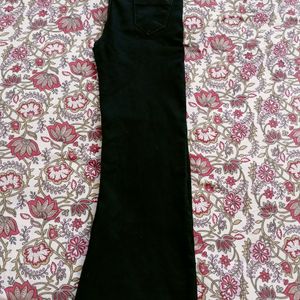 Black Jeans with fringed hem