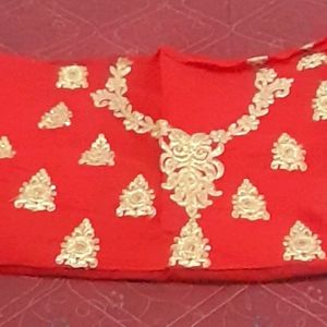 New Heavy Embroidered Red Bridal Lehenga