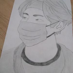 BTS Taehyung Sketch