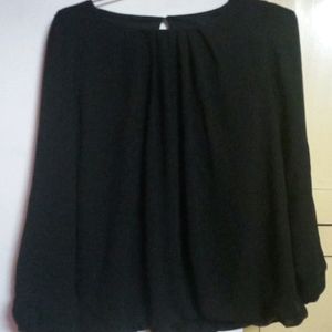 Black Full Sleeves Top