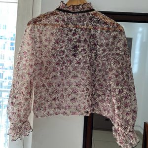 ZARA Printed Top