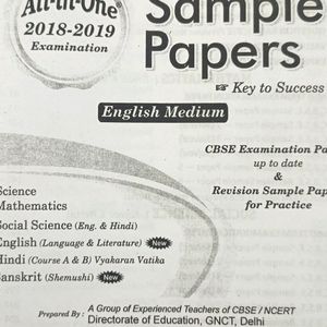 Sample Paper Class 9