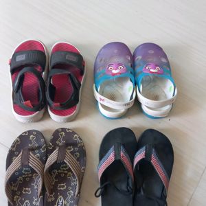 Combos Footwear 4 Pairs